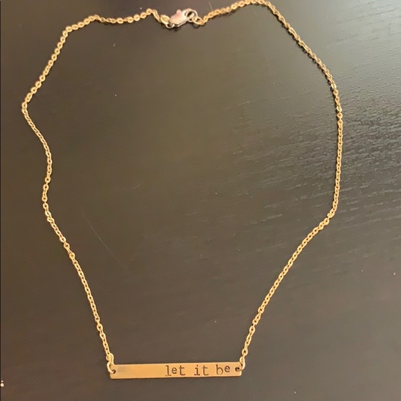 Jewelry - Let It Be necklace